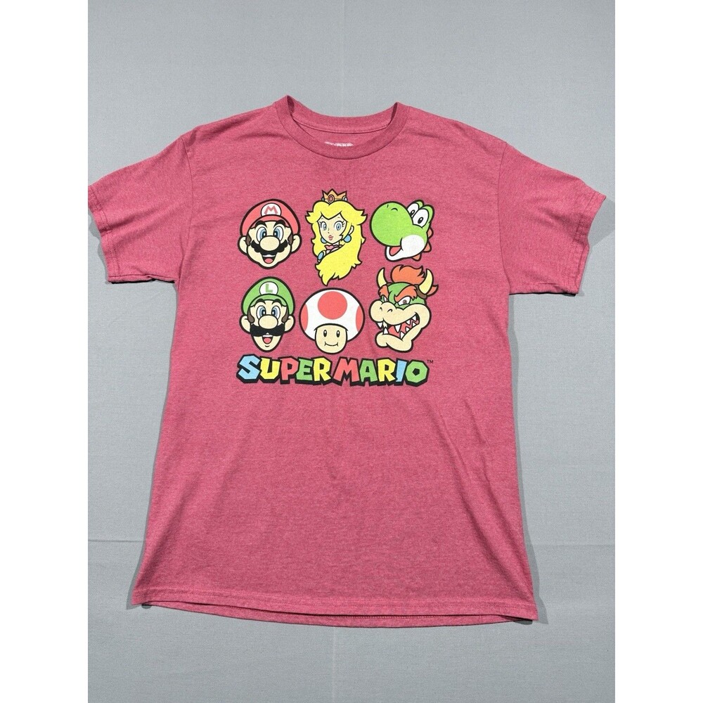 Super Mario Brothers Medium Red Tshirt Nintendo Gaming